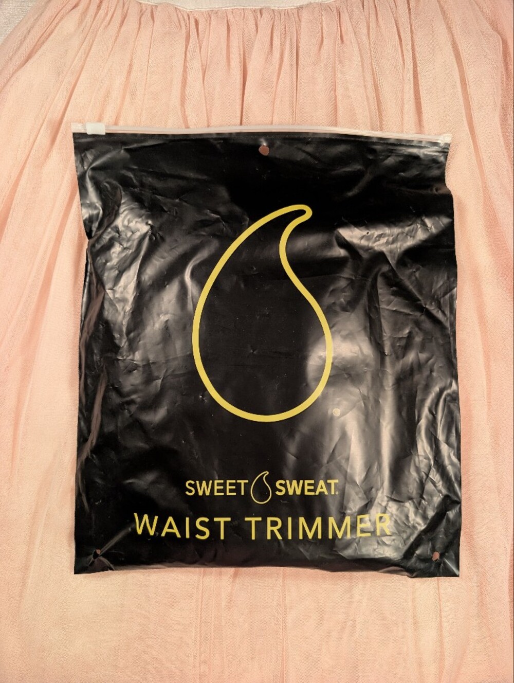 Sweet Sweat Waist Trimmer in Black - Small
